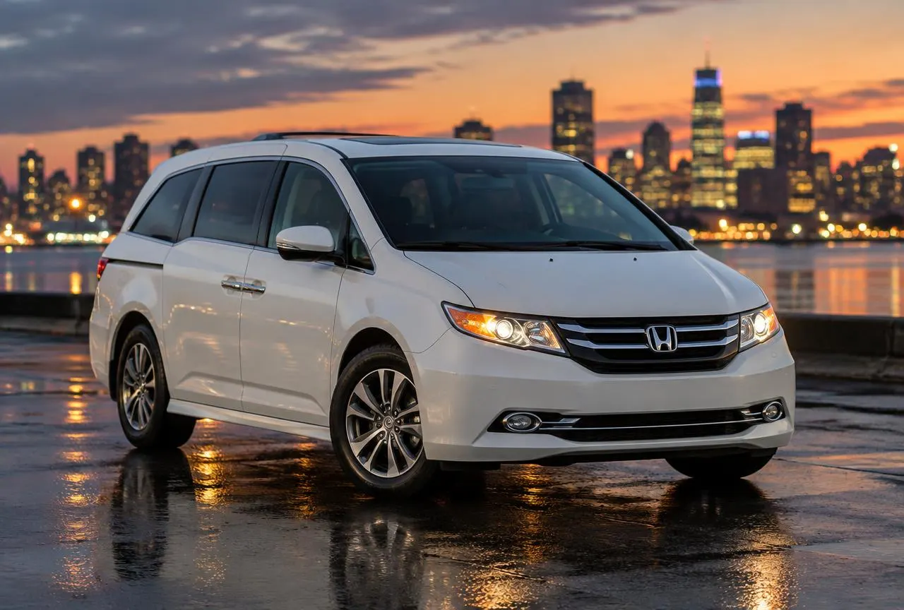 Illustrative image of a 2016 Honda Odyssey minivan