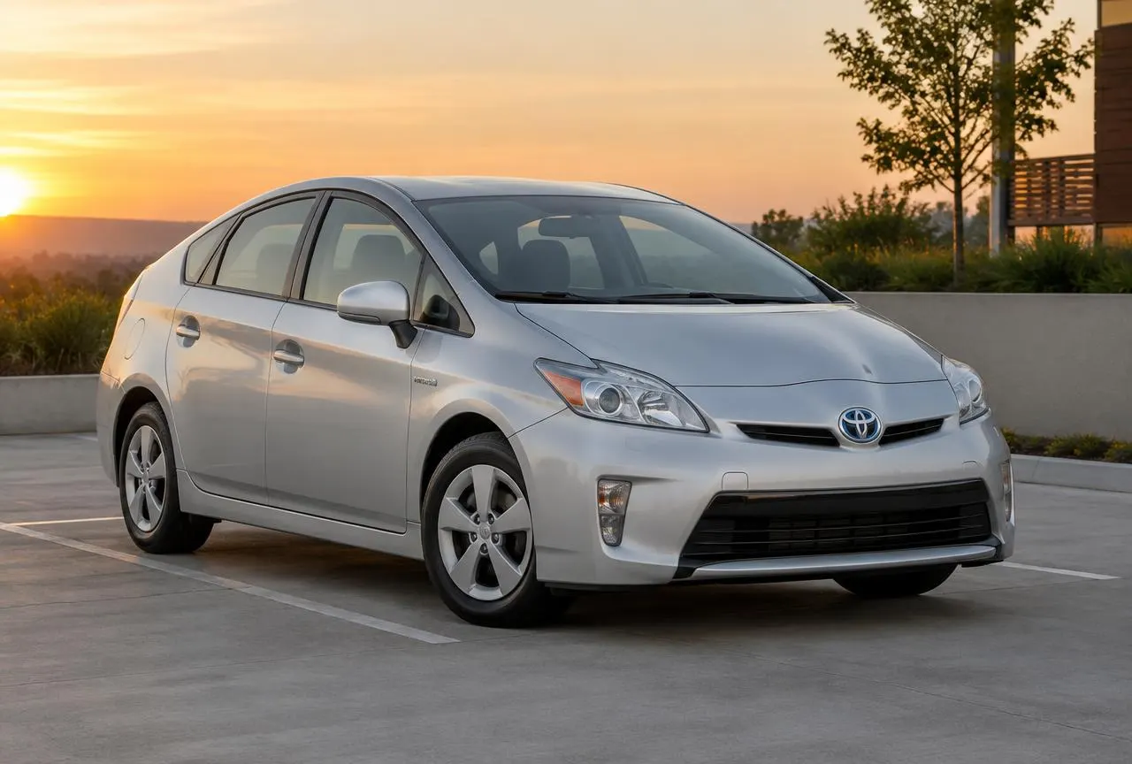 Illustrative image of a 2013 Toyota Prius hybrid